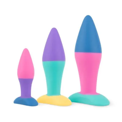 Koda 3 Piece Butt Plug Set Soft Flexible