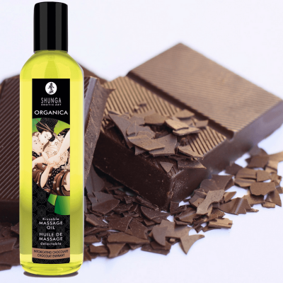 Organica Kissable Massage Oil Chocolate
