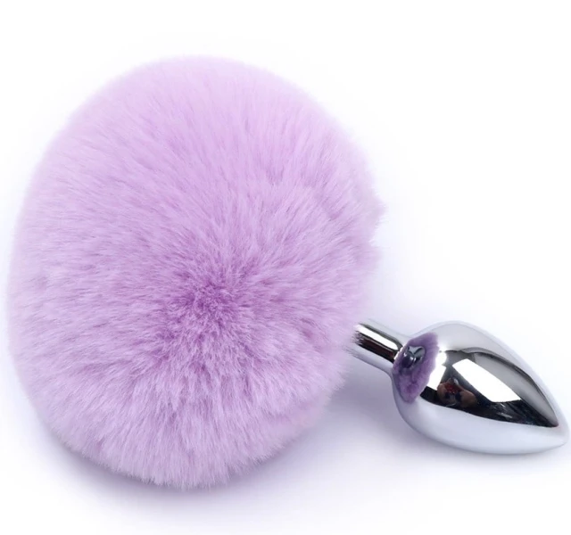 Metal Bunny Tail Butt Plug — image 10 of 10