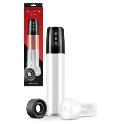 nsnovelties Enlarge Atlas 11 6 Penis Pump Set with Cock Ring Masturbator Sleeve