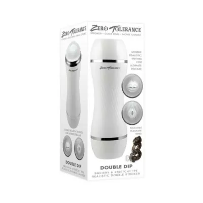 Zt Double Dip With Pleasure Ring White