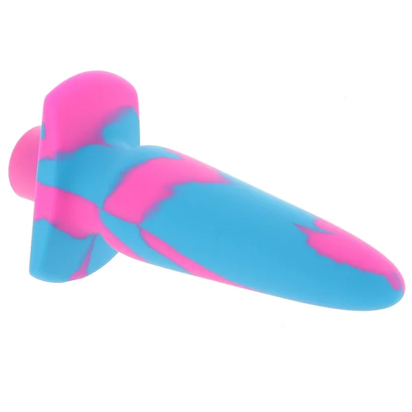 Avant Vibrotize Rechargeable Waterproof Vibrating Silicone Butt Plug By Blush - Fuchsia