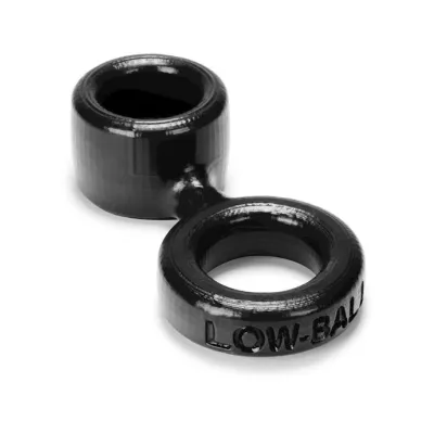 Low ball Cockring Ballstretcher O S Black