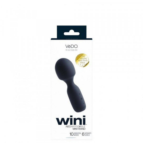 VeDO WINI Mini Vibrator Wand - Black — image 4 of 13