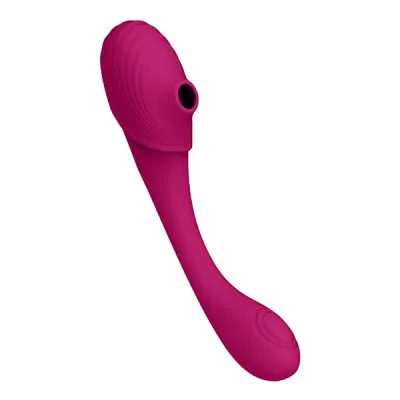 Vive Mirai Double Action Pulse and Air Wave Bendable Vibrator