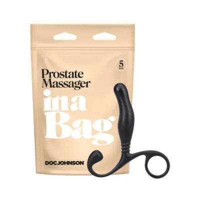 Prostate Massagers In A Bag Prostate Massager Black