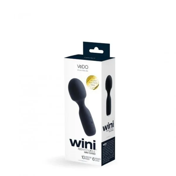 VeDO WINI Mini Vibrator Wand - Black — image 9 of 13