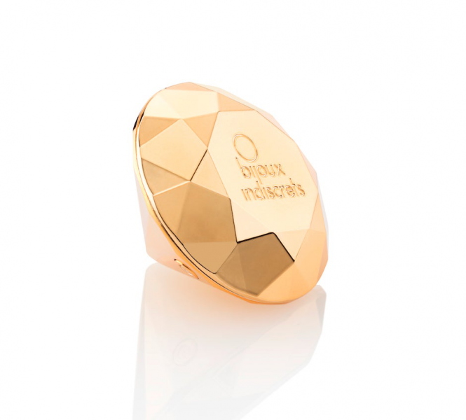 Bijoux Indiscrets Gold-Plated 1.8" Vibrating Diamond Massager