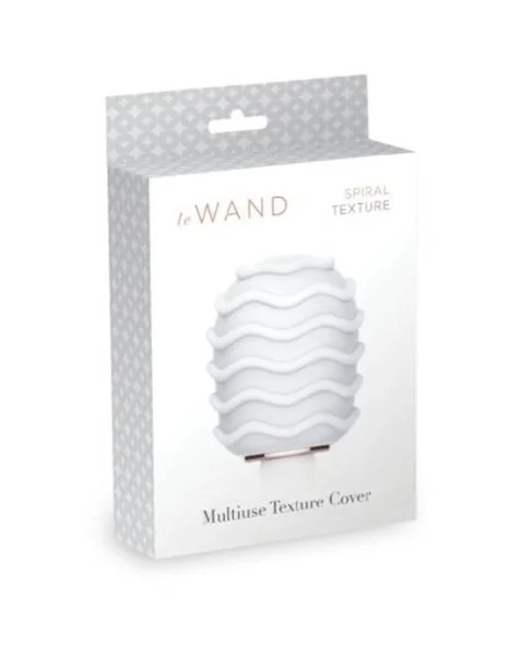Le Wand Spiral Texture Cover - White