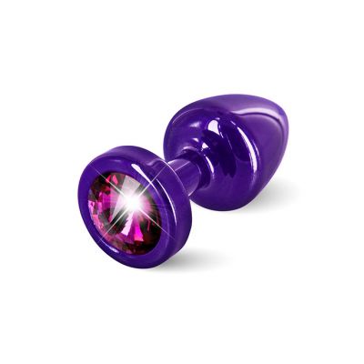 Anni Round T1 Butt Plug Purple 25mm