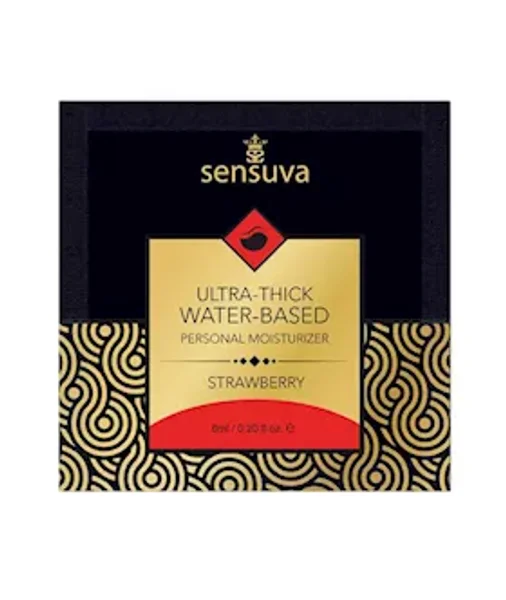 Ultra–thick Water-based Personal Moisturiser  - Strawberry  - Strawberry - Single — image 2 of 2