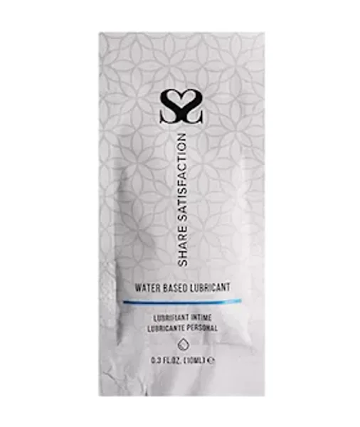 Share Satisfaction Water Based Lubricant - 10ml — image 2 of 3