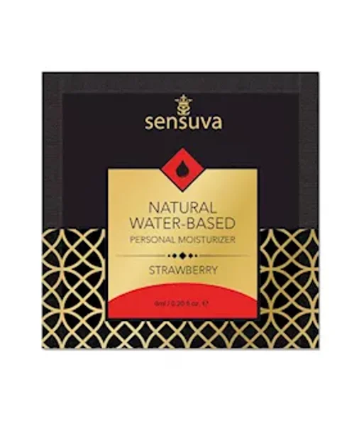 Natural Water-based Personal Moisturiser  - Strawberry  - Strawberry - Single — image 2 of 2