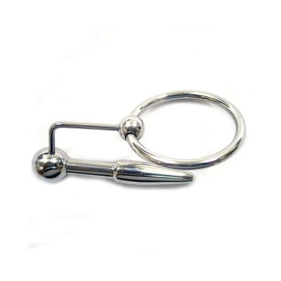 Stainless Steel Urethral Probe Cock Ring