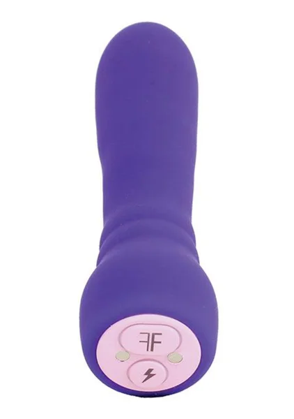 Booster Bullet Rechargeable Waterproof 20 Function Mini Vibrator By FemmeFunn - Dark Fuchsia