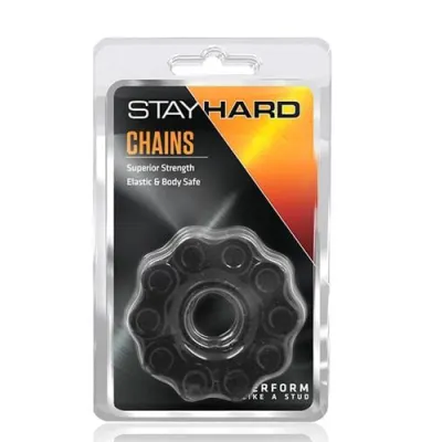 Stay Hard Chains Black