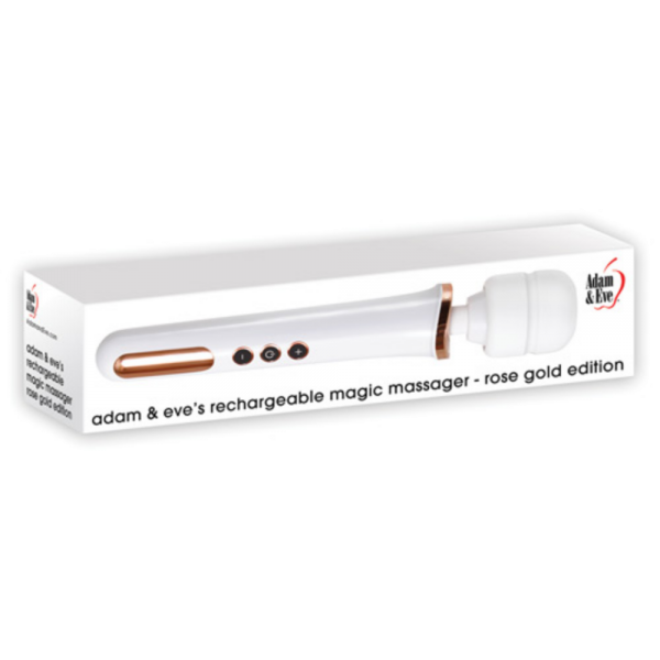 Adam & Eve Rechargeable Magic Massager - Rose Gold — image 6 of 16