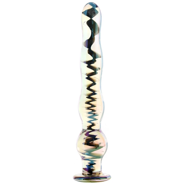 Playboy Pleasure Jewels Wand Glass Dildo