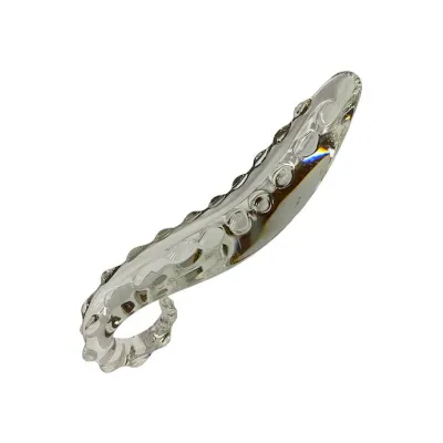 Lucent Saphira Glass Massager Clear 6 2 Inch