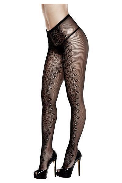 Jacquard Pantyhose Q