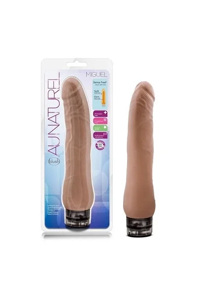 Blush Au Naturel Miguel 10" Vibrating Dildo Latin