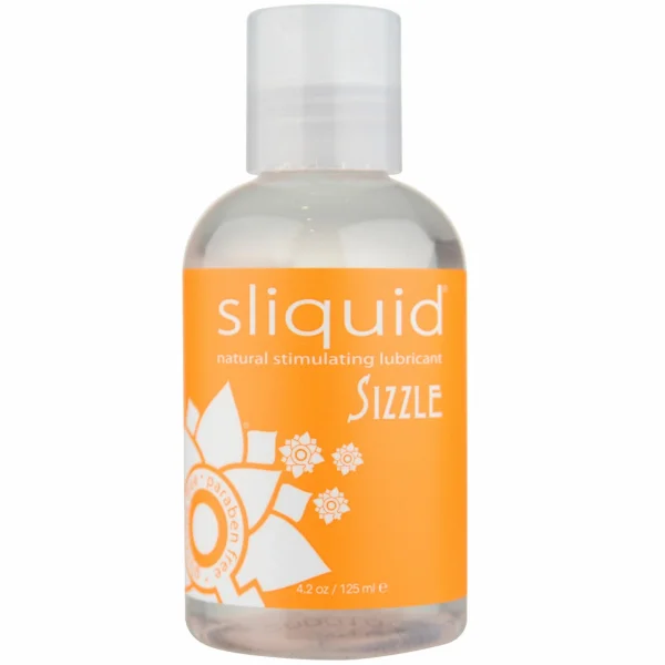 Sliquid Naturals Sizzle Warming - Water-Based Lube | 4.2oz