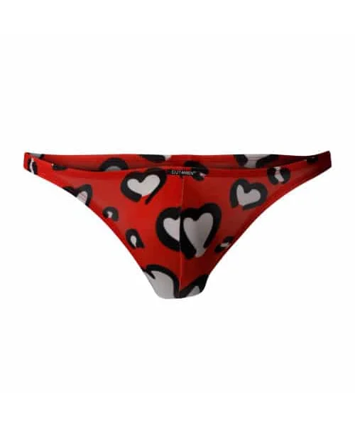 C4M Brazilian Brief Hearts Large