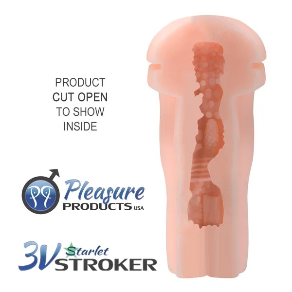 3v Talking And Vibrating Starlet Stroker Nickey Huntsman