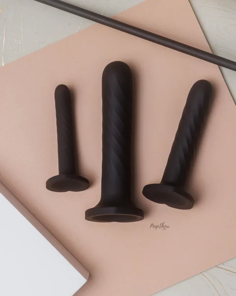 Blush Temptasia Twist Kit Silicone Suction Cup Dildos, Set of Three