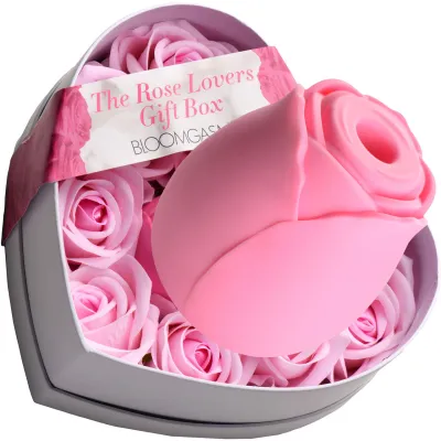 Bloomgasm The Rose Pressure Wave Stimulator Lover s Gift Box Pink