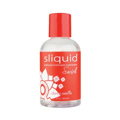 Sliquid Swirl Cherry Vanilla Flavored Lubricant 4 2oz