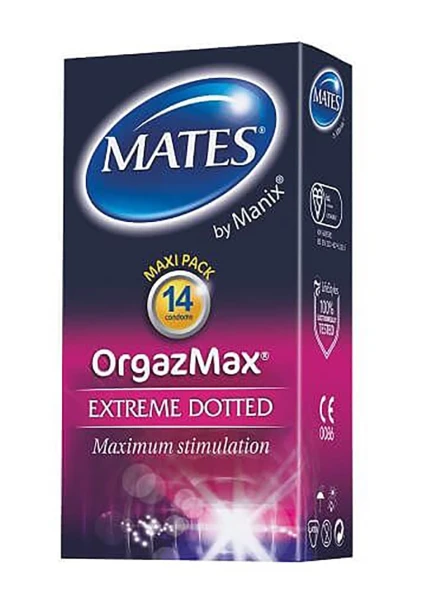 Mates Orgazmax Extreme Dotted Condoms