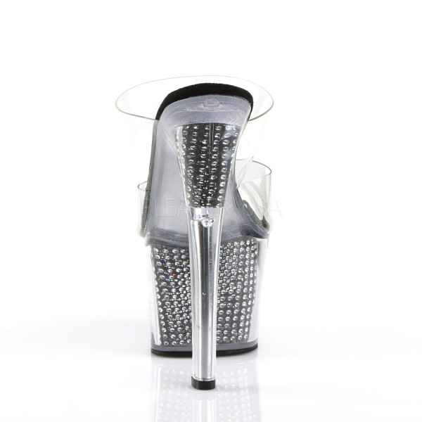 7 inches Heel, 2 3/4 inches PF Two Band Slide W/Simulated RS Filled BTM — image 8 of 8