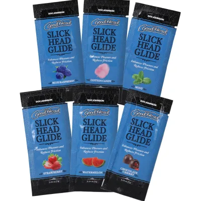 GoodHead Slick Head Glide 24oz 6 Pack Assorted