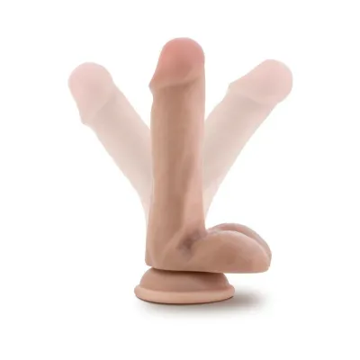 Realistic Dildos Dr Skin Dr Jeffrey 6 5 In Dildo With Balls Beige