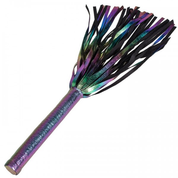Bondara Shiny B!tch Holographic Faux Leather Flogger - 9.5 Inch — image 4 of 4