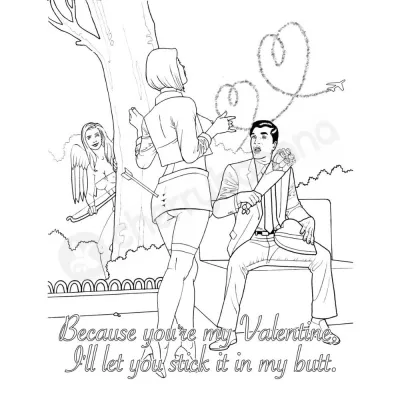 My Naughty Valentine Adults Only Colouring Book