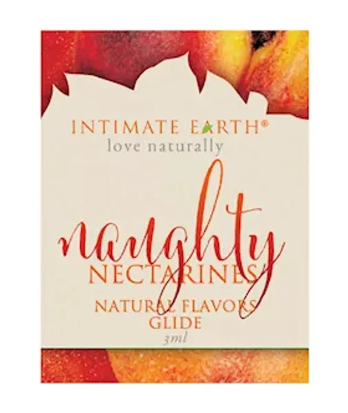 Intimate Earth Natural Flavours Glide Foil - Naughty Nectarine - 3ml — image 2 of 2