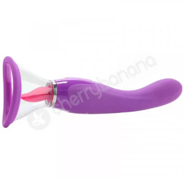 Fantasy For Her Ultimate Pleasure Pussy Pump & Tongue Vibrator Set