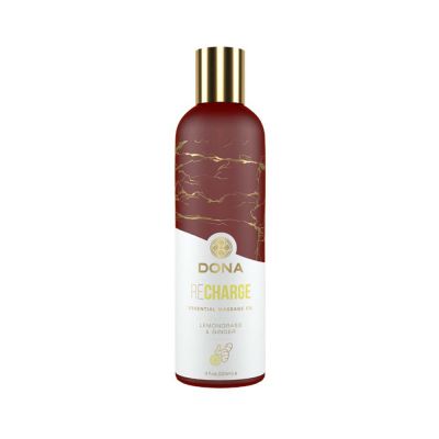 Dona Essential Massage Oil Recharge Lemongrass Ginger