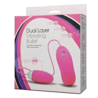 Pink Dual Layer Vibrating Bullet