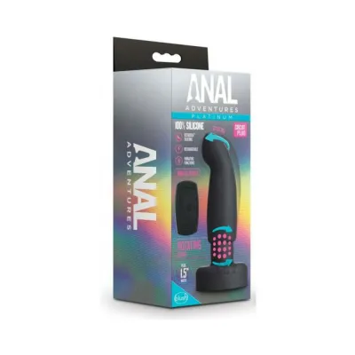 Anal Adventures Platinum Circuit Plug Black
