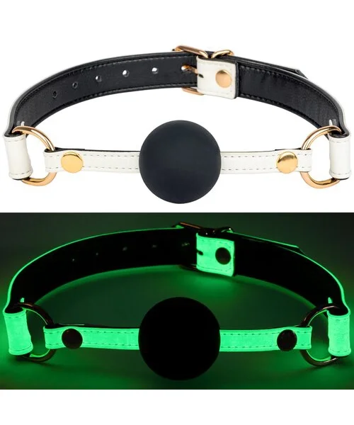 Bondara Crystal White Glow In The Dark Ball Gag — image 6 of 6