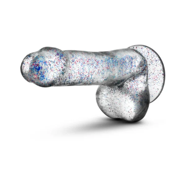 Naturally Yours - 6" Glitter Cock - Sparkling Clear — image 9 of 17