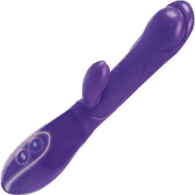 Rechargeable Dual Action Vibrator Thick Tip Massages G Spot