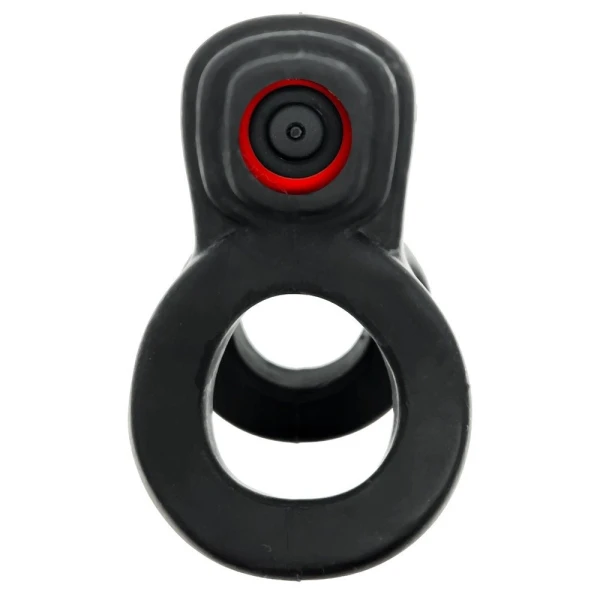 Cock Rings:  Hunkyjunk Revhammer Cock & Shaft Ring With Bullet Vibrator Tar Ice
