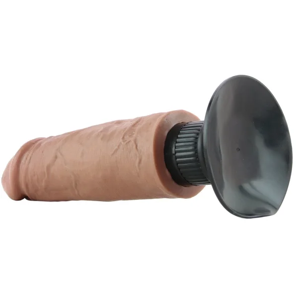 King Cock 6" Vibrating Cock - Tan
