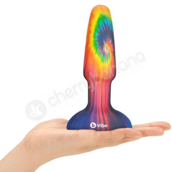 B-Vibe Peace & Love Tie-Dye Remote Rimming Plug