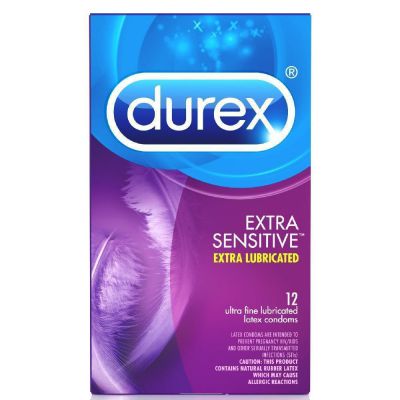 Durex Extra Sensitive Super Thin Condoms 12 Pack