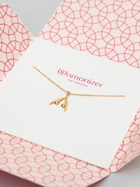 Womanizer 18k Gold Plated Clitoris Necklace